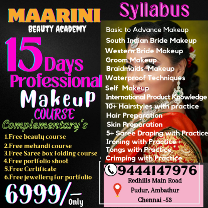 15 Days Professional Makeup Course