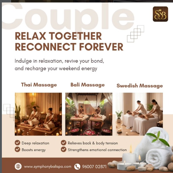 Rekindle the Connection: A Luxurious Symphony of Wellness for Two."