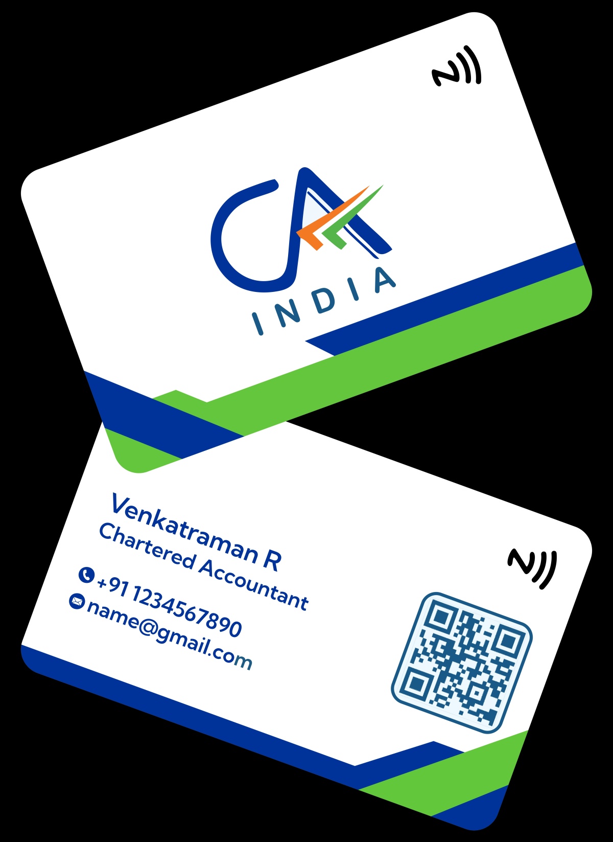 MATT FINISH MULTI COLOR PRINT (PERSONNAL AUDITOR'S NFC CARD)